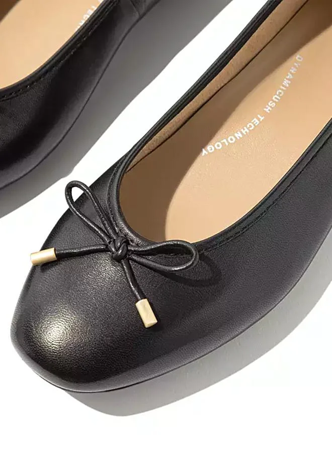 فيت فلوب DELICATO BOW SOFT LEATHER BALLET FLATS