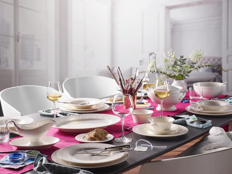 Villeroy & Boch Villeroy  Boch Cellini Salad Dish 775 in Premium Porcelain White  - Image 2