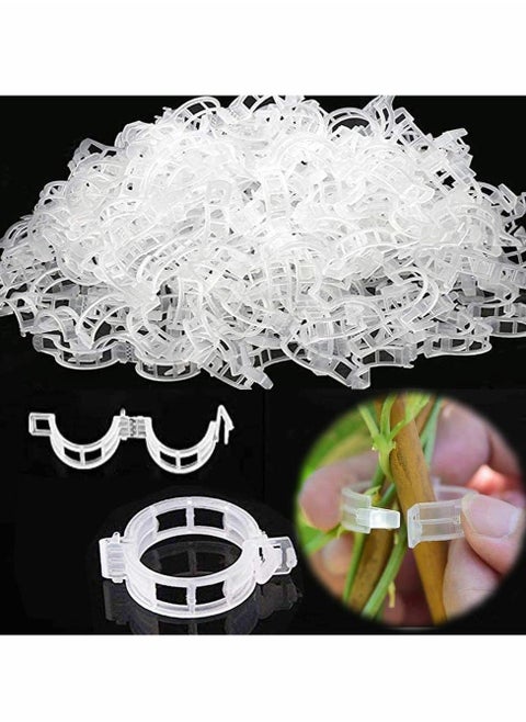 150Pcs Plant Support Clips, Garden Grape Vine, Tomato Vine Vegetables Plants Trellis Clips to Grow Upright Makes Healthier