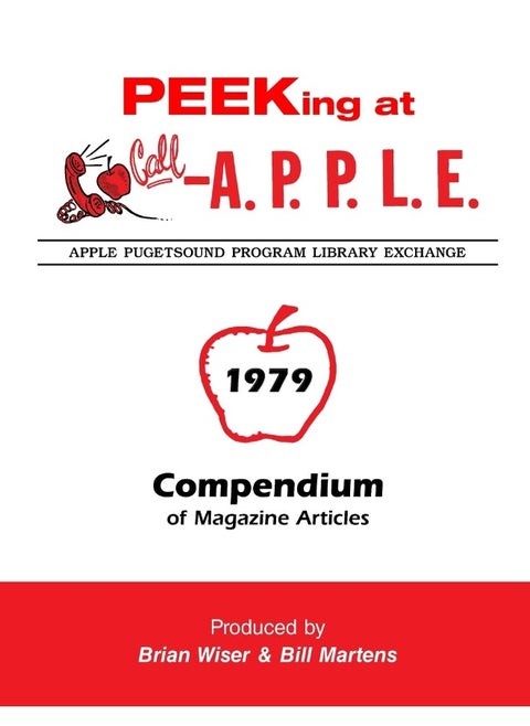 Peeking at Call-A.P.P.L.E. 1979: Compendium of Magazine Articles