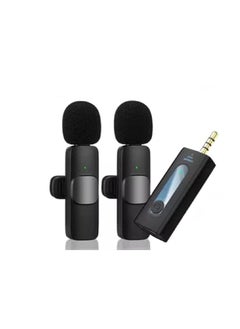 DIGI CORE K35 Wireless Collar Dual-Microphones For 3.5mm AUX Devices Camera Speaker Mobile Phone Recording Clip-On Lapel Lavalier Mic  - Image 2