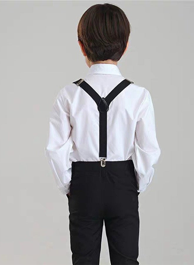 KANGLI Adjustable Kids Y Suspender Bowtie Necktie Sets for 6 Months to 13 Year Old Boys & Girls - Image 3