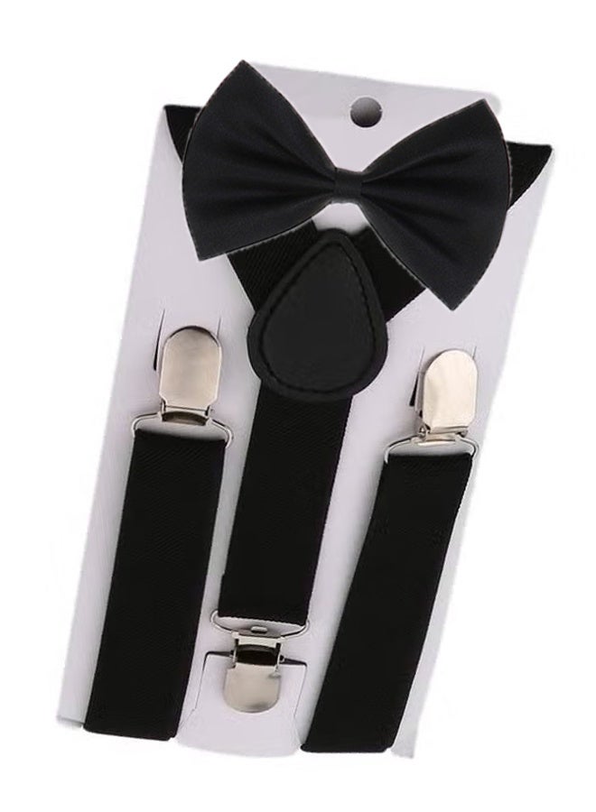 KANGLI Adjustable Kids Y Suspender Bowtie Necktie Sets for 6 Months to 13 Year Old Boys & Girls - Image 5