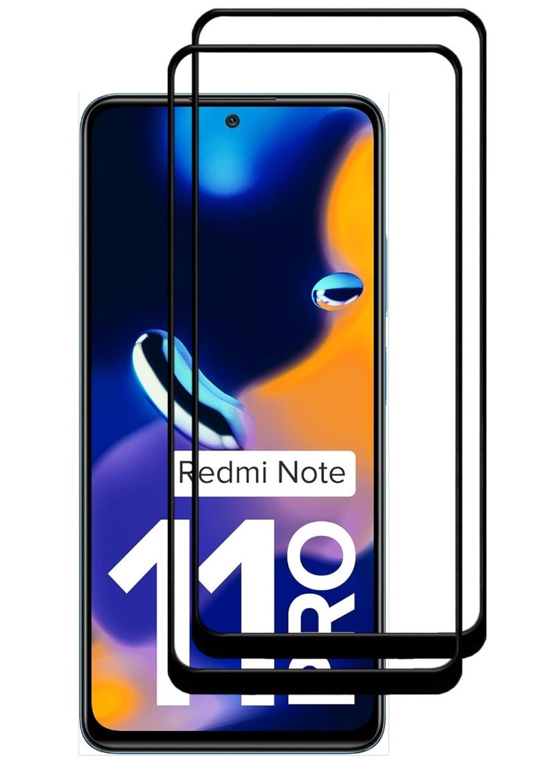 ACLIX 2 Pieces Antistatic ESD Dustproof Premium Quality High Definition Tempered Glass Screen Protector Designed For Xiaomi Redmi Note 11 Pro - Image 1