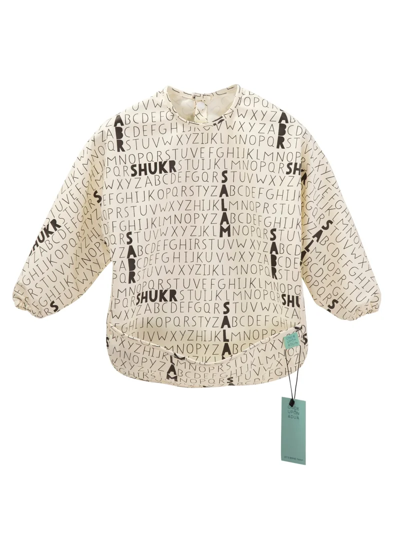 ONCE UPON A DUA Long Sleeved Pocket Bib with Carry Pouch