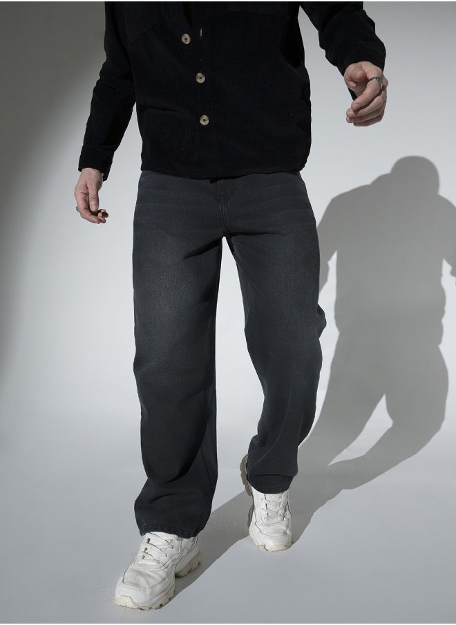 Hubberholme Black Jeans For Men 
