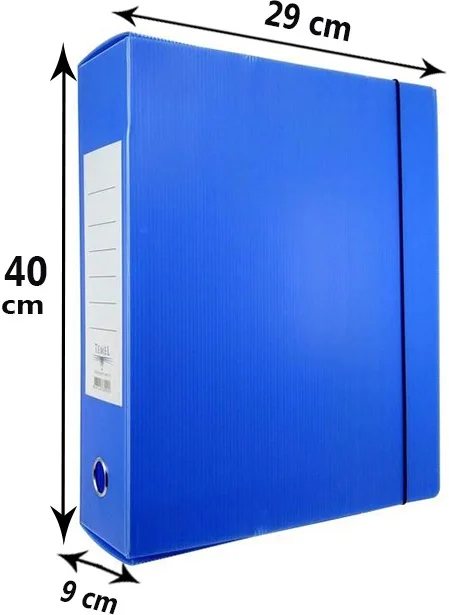 Temel Basic Archive and Project Box 29X40X9CM Blue
