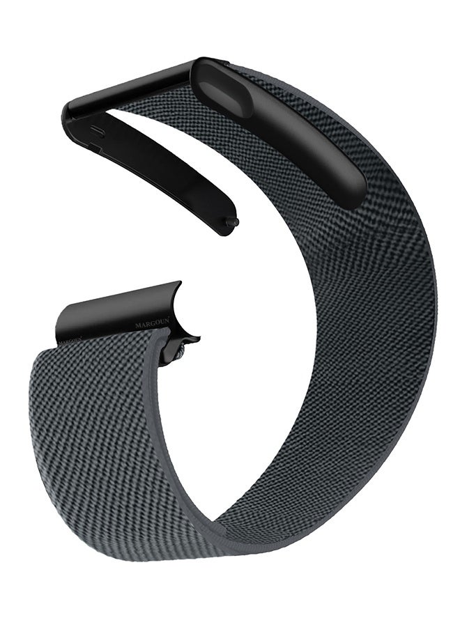 CATANES Nylon Replacement Wristband for Whoop Life MG – Waterproof - Lightweight - Adjustable Fitness Strap - Dark Grey - Image 1