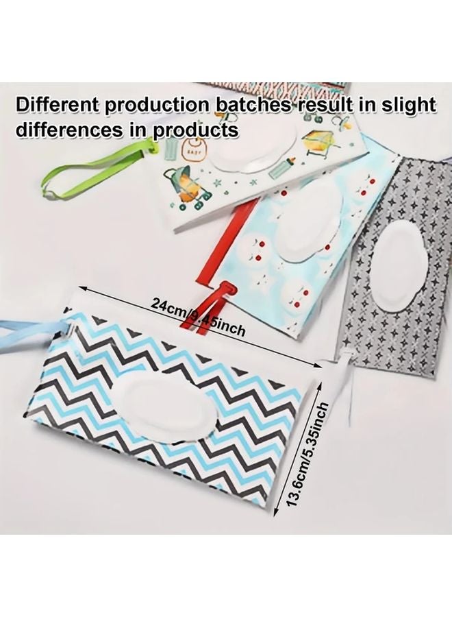 حقيبة مناديل سفر سوداء لحافظة المناديل المبللة المحمولة للعناية بالنظافة - Image 5