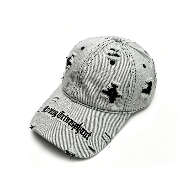 Distressed Washed Baseball Cap with Embroidery, Adjustable, for All Seasons - Image 3