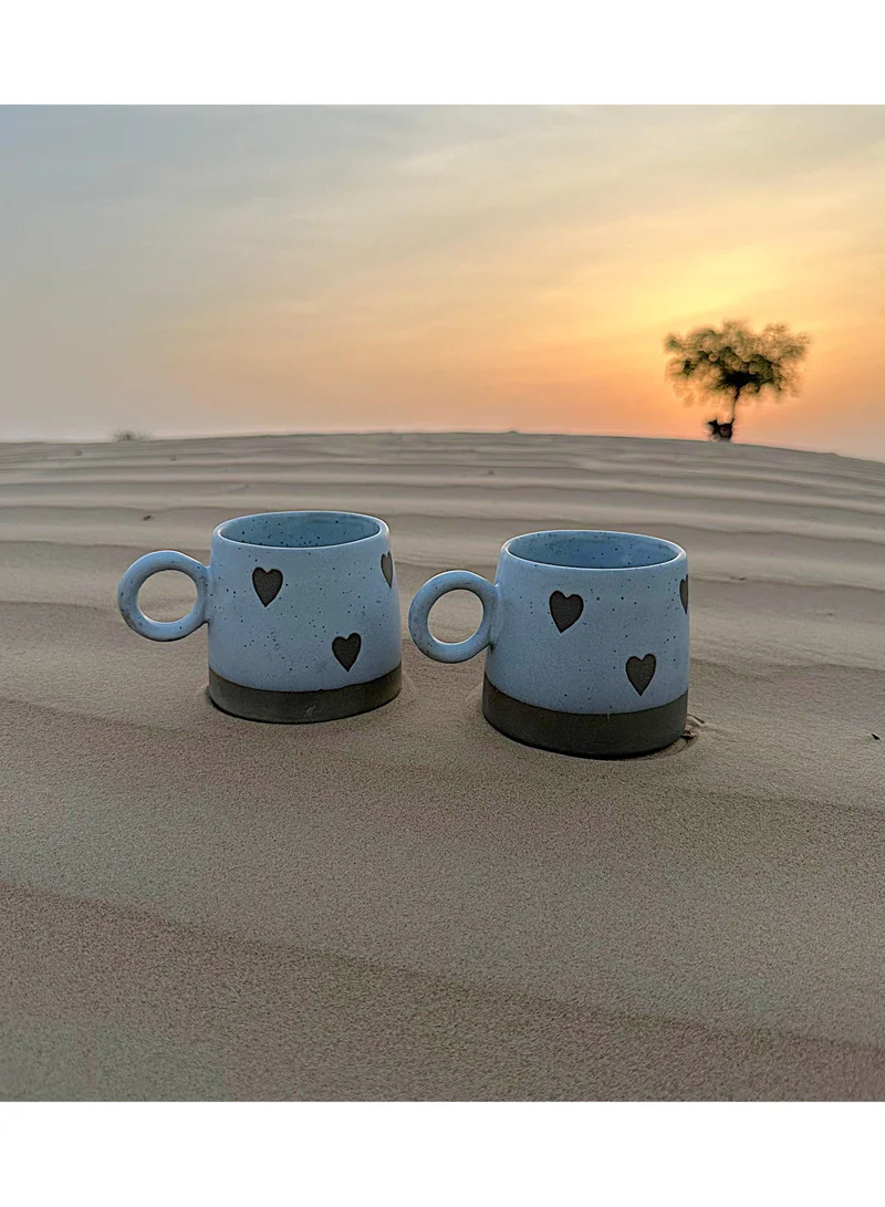تحفة لوكس Tohfa Luxe Hayyah â€“ Heart Engraved Ceramic Mug