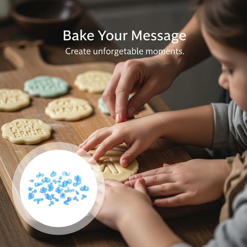 83-Piece Baking Kit: Alphabet, Number, Cookie & Cake Decor - Image 3