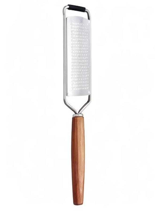 triangle Cheese Grater Sense - Ultra-Sharp Stainless Steel for Easy Grating - Plum Wood Handle - Dishwasher Safe - Image 5