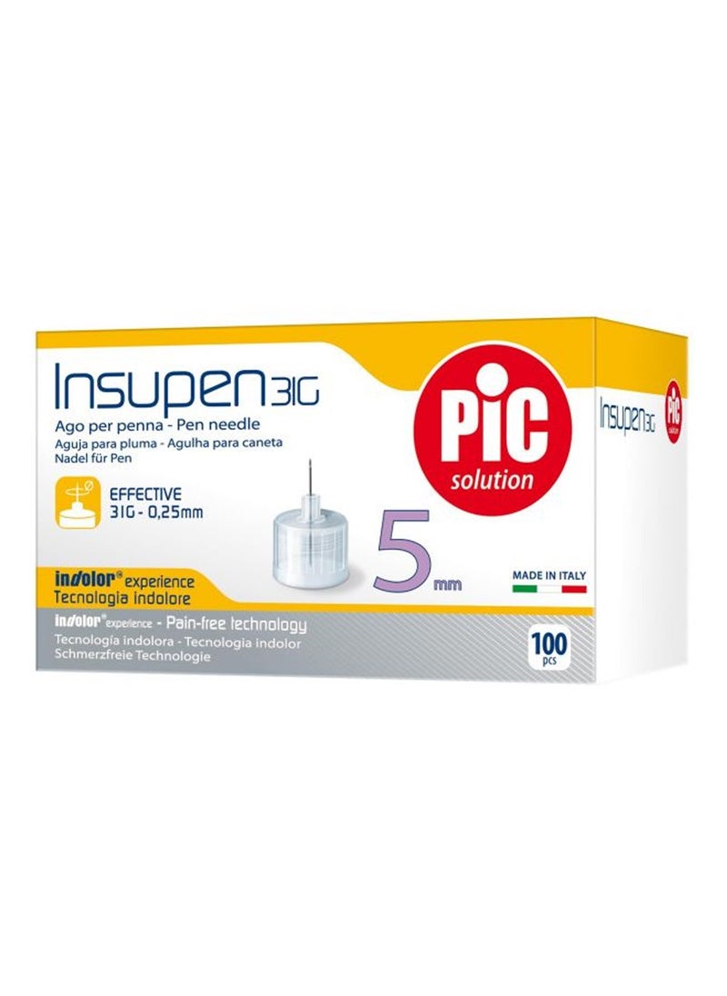PIC Insupen Needle 5MMX31G 100S 