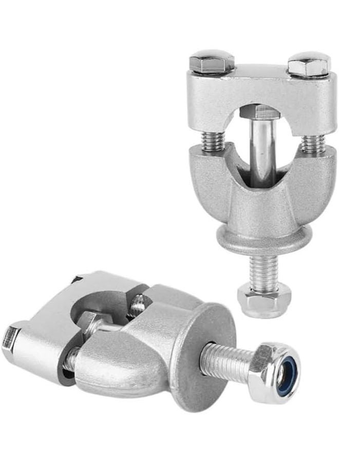 Motorcycle Handlebar Riser Adapter 22mm 7 8 Inch Handle Bar Mounting Clamp - Image 2