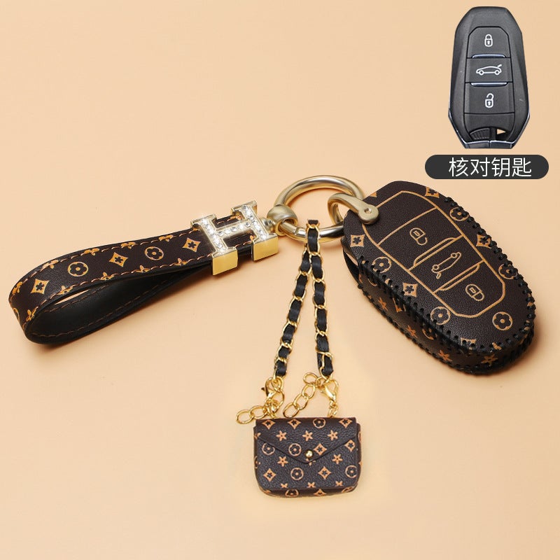 Suitable For Citroen C5 Key Set Female C3Xr Sega C4 Tianyi C5 Elysee C4L Buckle C6 Pack C3L Case - Image 1