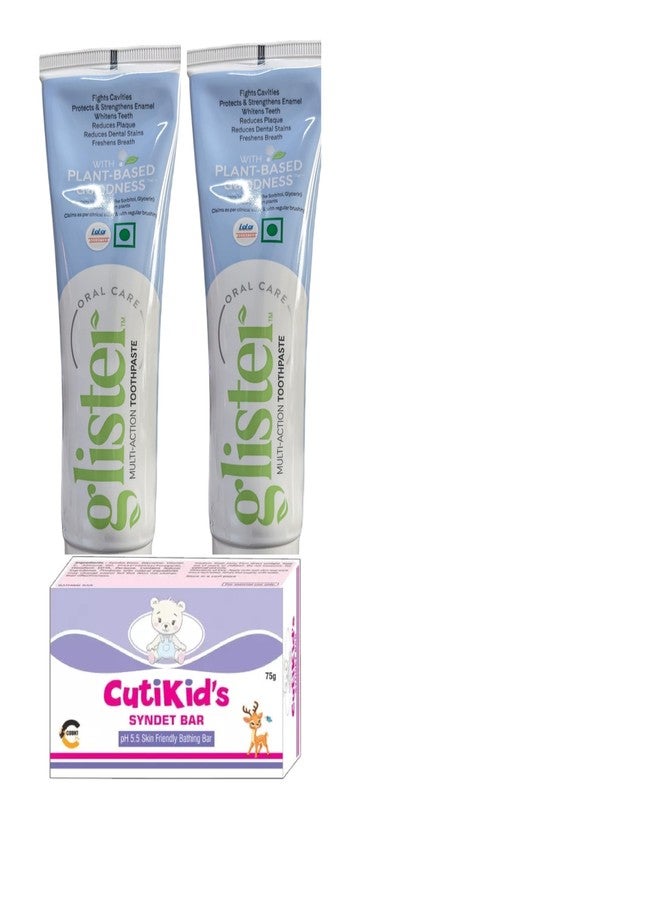 Glister Amway 190 Gm Pack Of 4 Plaque Toothpaste For White And Healty Teeth (190 G - Image 1