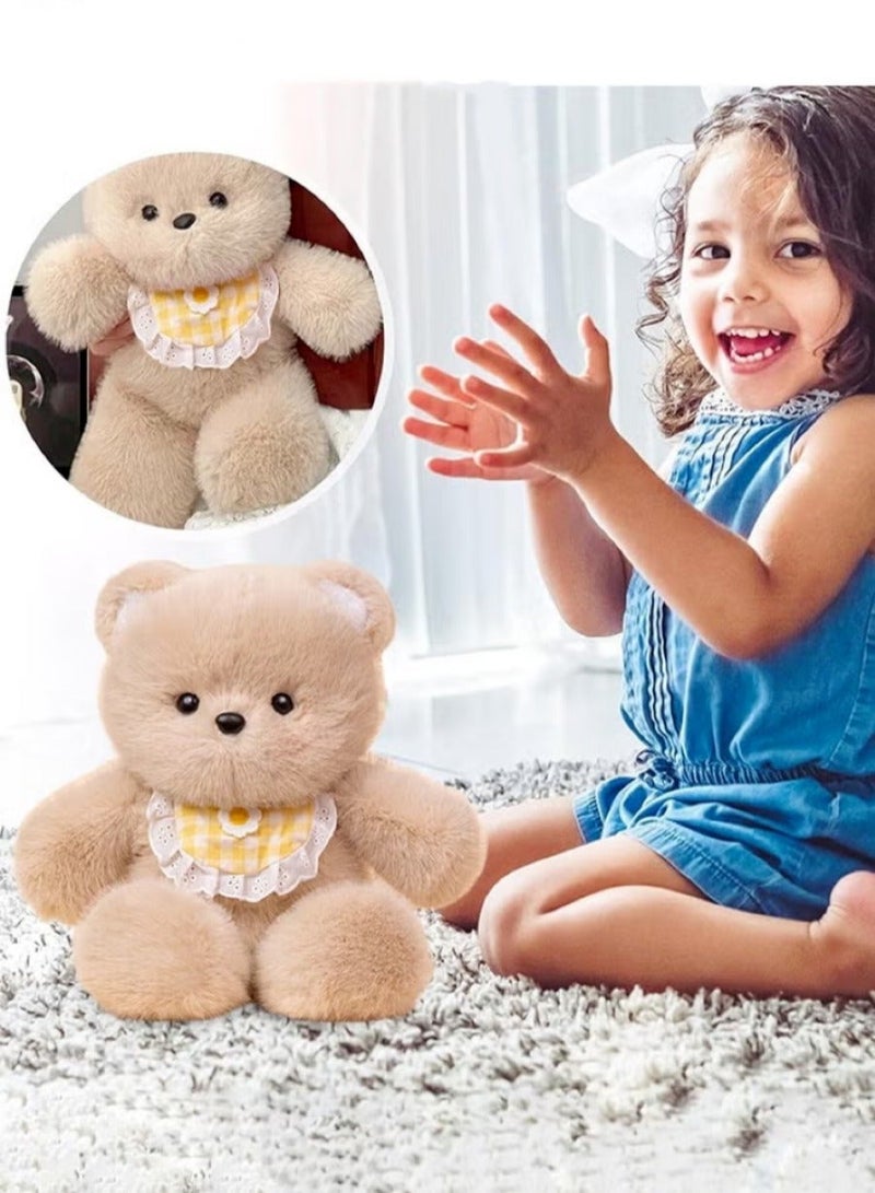 Yalla Pick 45cm Running Bear Doll, Running Moving Teddy Bear Plush Toy, Soft Stuffed Animal and Pillow Doll, Fun Cuddly Companion for Kids Boys Girls, Gift (Brown) - Image 4