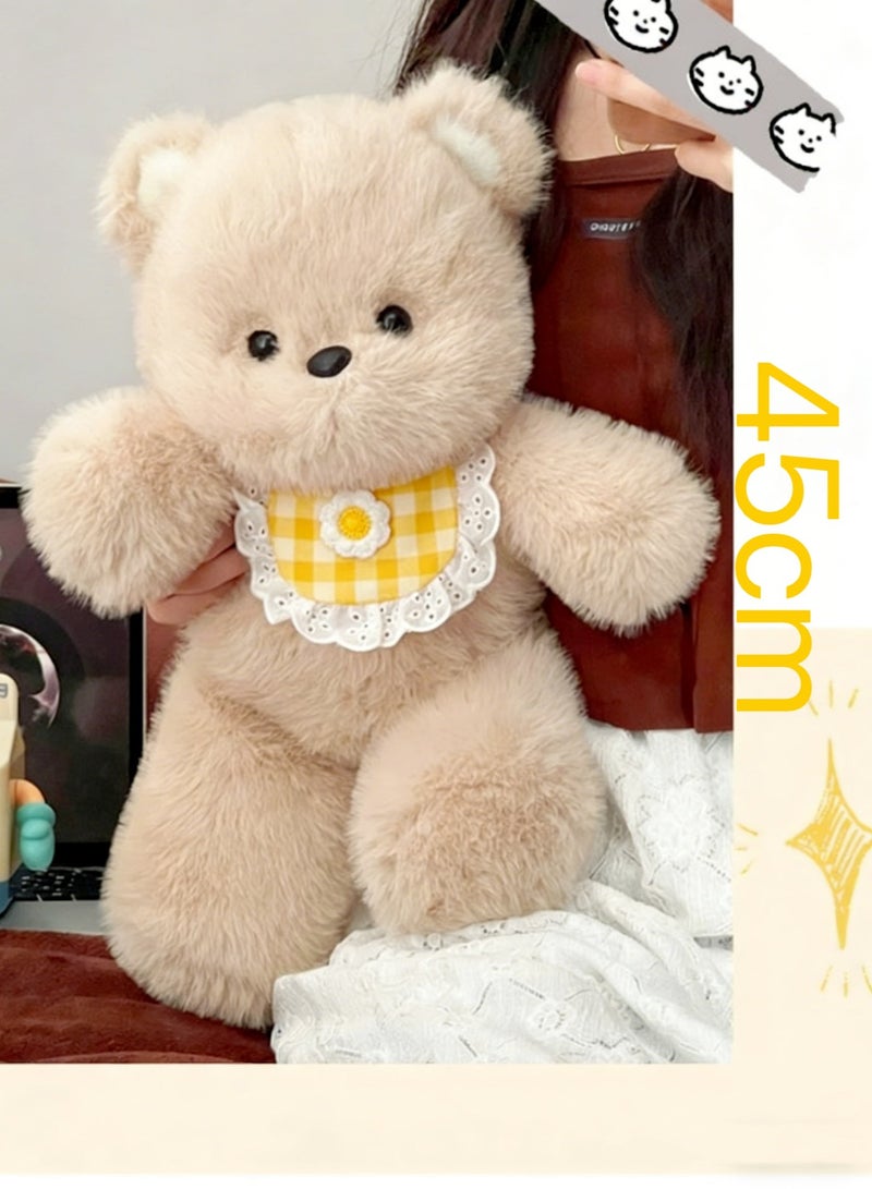 Yalla Pick 45cm Running Bear Doll, Running Moving Teddy Bear Plush Toy, Soft Stuffed Animal and Pillow Doll, Fun Cuddly Companion for Kids Boys Girls, Gift (Brown) - Image 2