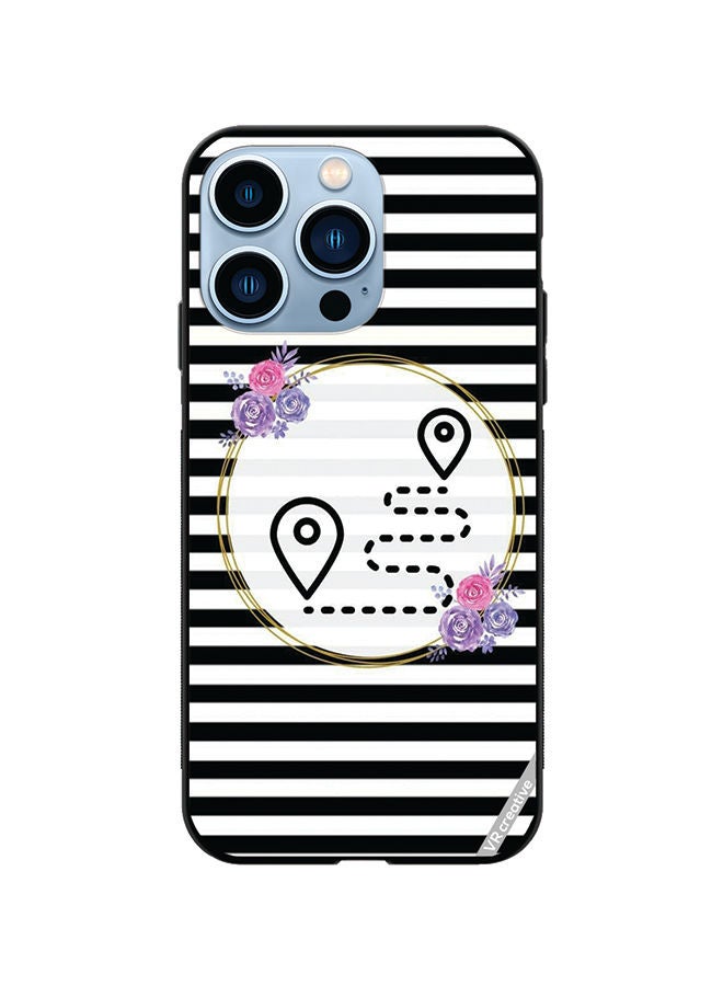 VR CREATIVE Protective Case Cover For Apple iPhone 13 Pro Location Design Multicolour - Image 1