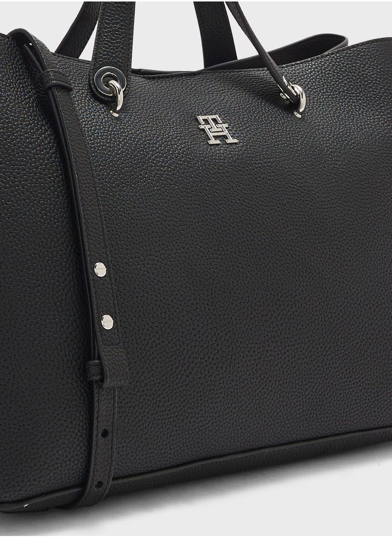 TOMMY HILFIGER Top Handle Satchel  - Image 4