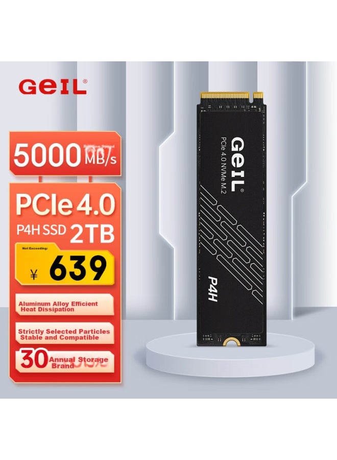 Geil 2tb Ssd Nvme M.2 Interface, High-performance Gaming Edition, P4h Series - Image 1