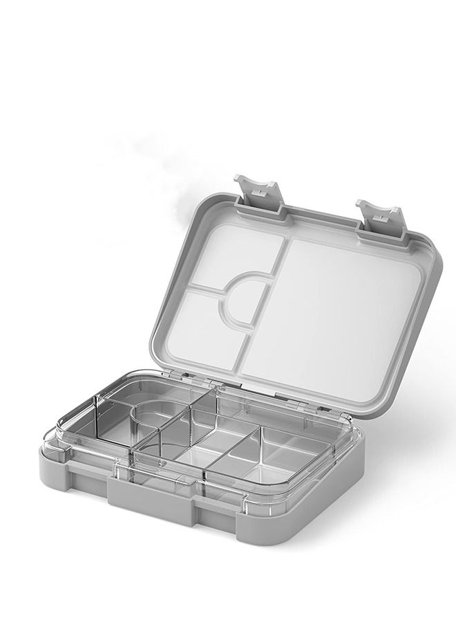 Arabest Children's Lunch Box with Compartments – Child-Friendly Lock with Click Closure – Lunch Box, Bento Box for Nursery, School, Excursions Plastic Grey
21x15x4.6 cm - Image 1