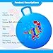 EVERICH TOY Hopper Ball Dinosaur Hopping Toys for Kids 18 Inch Bouncy Ball with Handle Blue Inflatable Bouncing Hoppity Hop Toys for Boys and Girls Gifts - Image 4