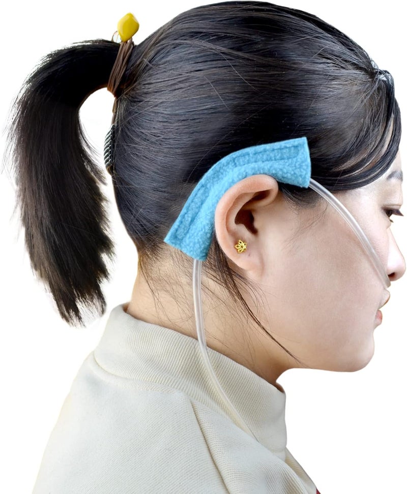 4 Pack Nasal Cannula Ear Cushions Soft Cannula Ear Protector for Oxygen Users to Prevent Ear Soreness