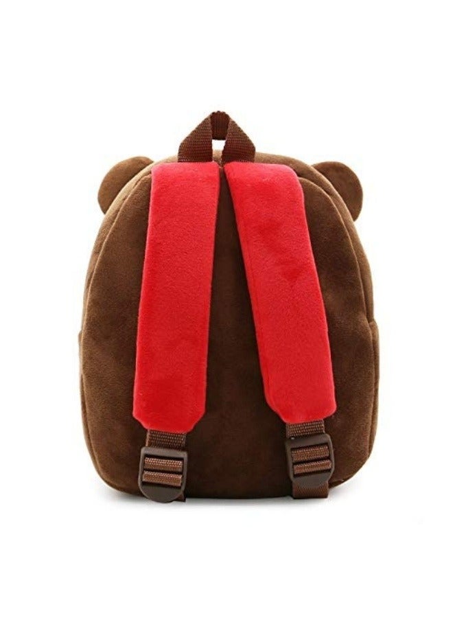 NIBEMINENT Cute Toddler Backpack,Cartoon Cute Animal Plush Backpack Toddler Mini School Bag for Kids Age 2-6 Years Old - Image 4