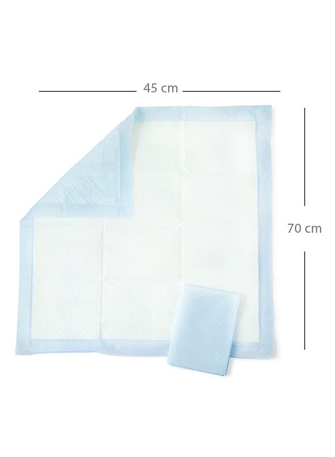 Bumble & Bird Pack Of 50 Baby Disposable Changing Mat - Blue - Image 3