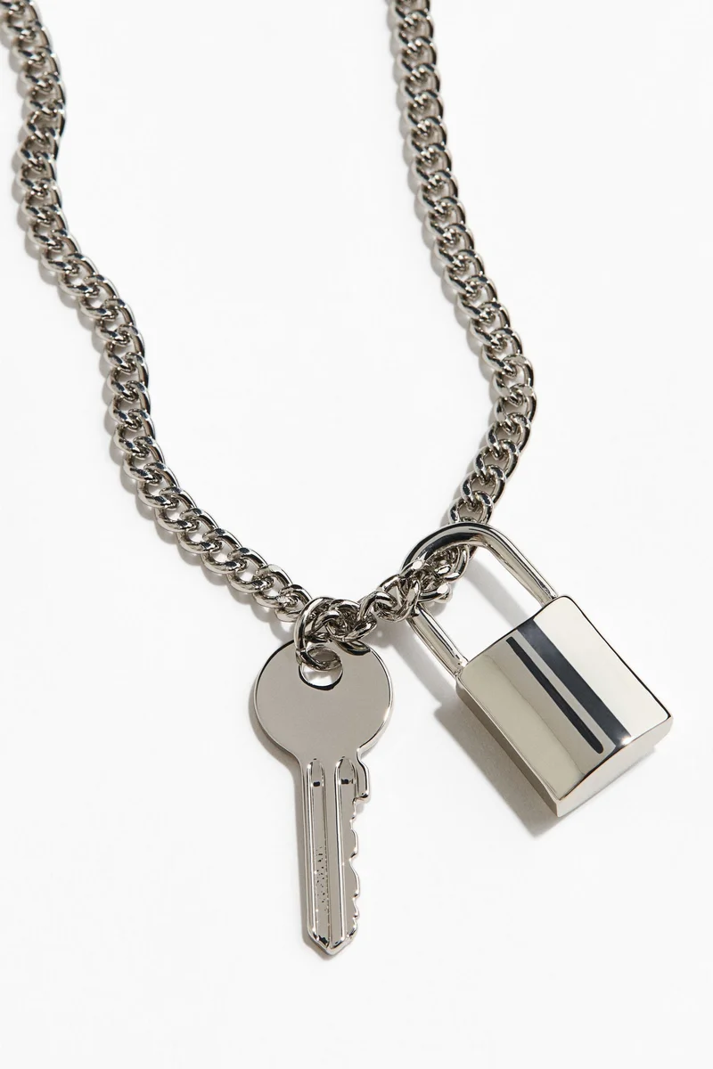 H&m Padlock-pendant necklace