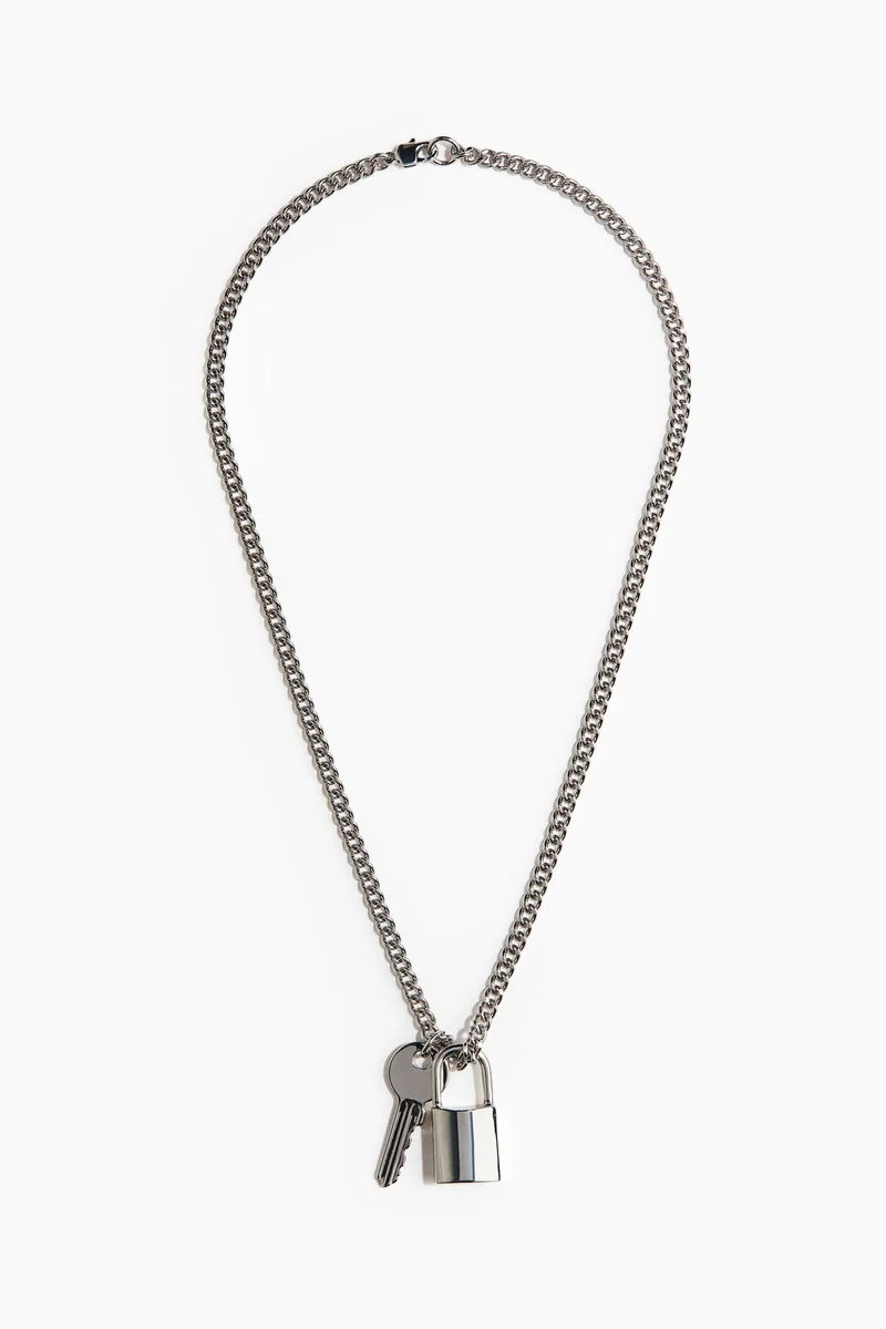 H&m Padlock-pendant necklace