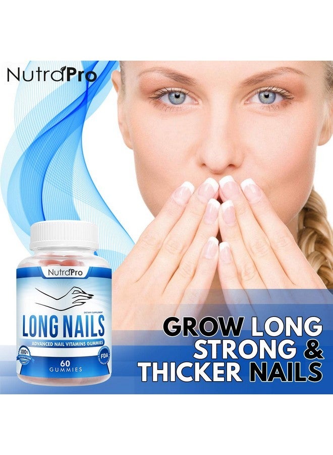 NutraPro Nail Growth Vitamins For Stronger Nail - No More Chipped Nails.Nail Strengthener And Growth Supplement Gummies - Grow Strong Long Nails With Biotin And Collagen Gummies. - Image 3