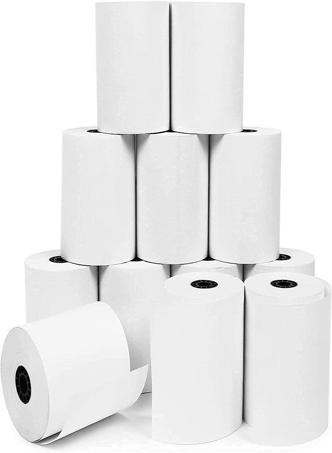SECURITY STORE TOKEN PRINTER THERMAL PAPER ROLL 79 MM X 50 METER PACK OF 10 ROLLS - Image 1