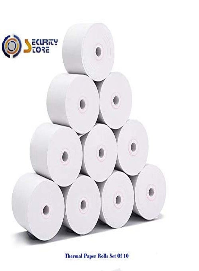 SECURITY STORE TOKEN PRINTER THERMAL PAPER ROLL 79 MM X 50 METER PACK OF 10 ROLLS - Image 2