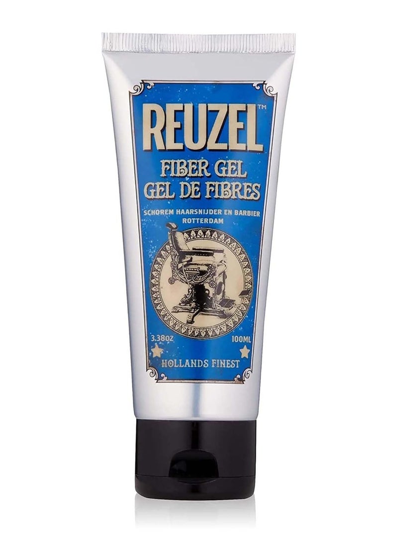 Reuzel Reuzel Fiber Gel For Men - Alcohol Free Formula - Subtle, Sugary Rum Fragrance - Non Sticky And Flake Free - Adds Fullness And Structure To The Hair - Firm Holding Power - Easy To Wash Away  - Image 1