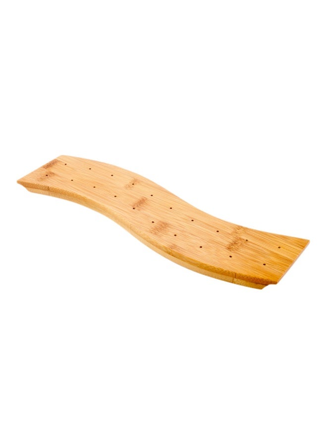 Restaurantware 12.5 x 4 x 1 Inch Pick Stand, 1 Sturdy Skewer Holder - With 20 Slots, Sustainable, Bamboo Pick Holder, For Buffets, Banquets, Or Catering Events, Party Supplies - Image 1