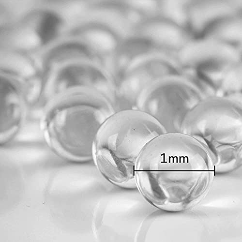 Adamas-Beta Lab Boiling Stones Solid Round Clear Glass Boiling Stones Beads, 4mm Diameter, Approx 1000 Beads - Image 5