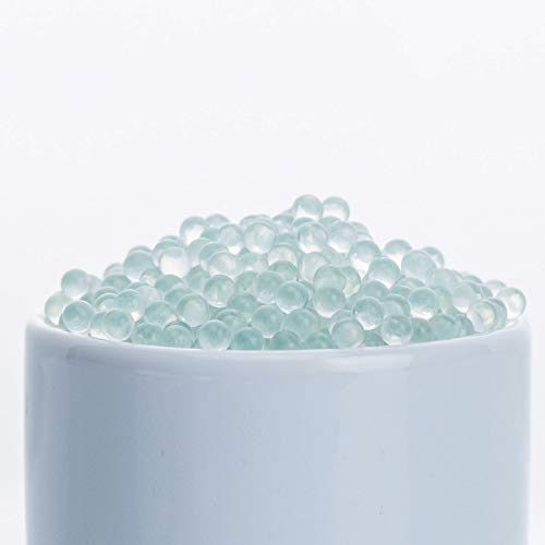 Adamas-Beta Lab Boiling Stones Solid Round Clear Glass Boiling Stones Beads, 4mm Diameter, Approx 1000 Beads - Image 1