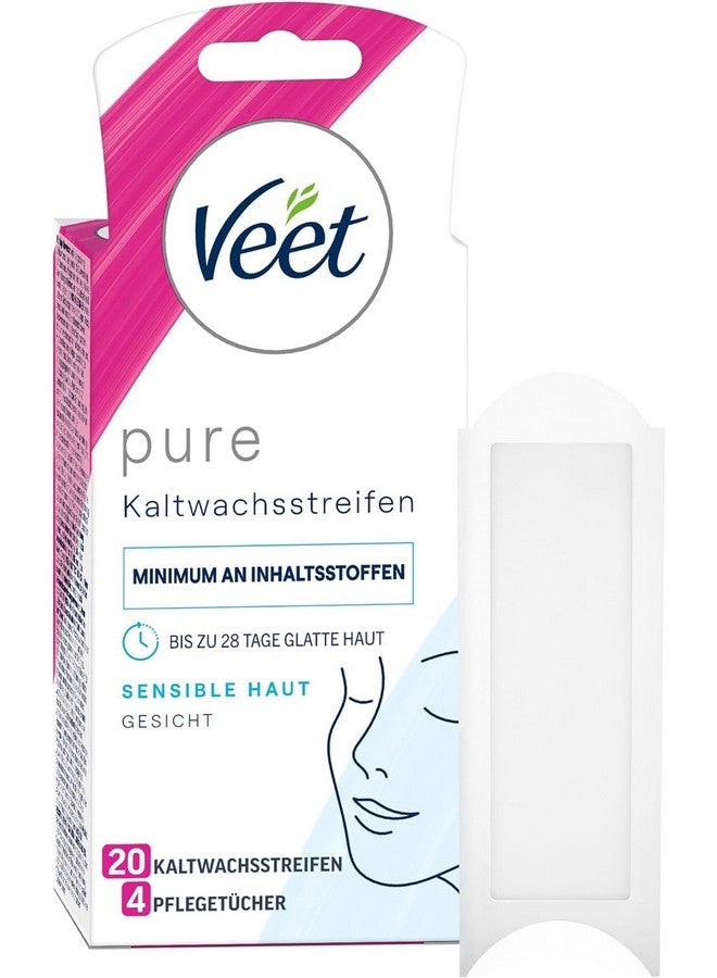 Veet Face Ready to Use Wax Strips for Sensitive Skin Wax Strips - Image 1