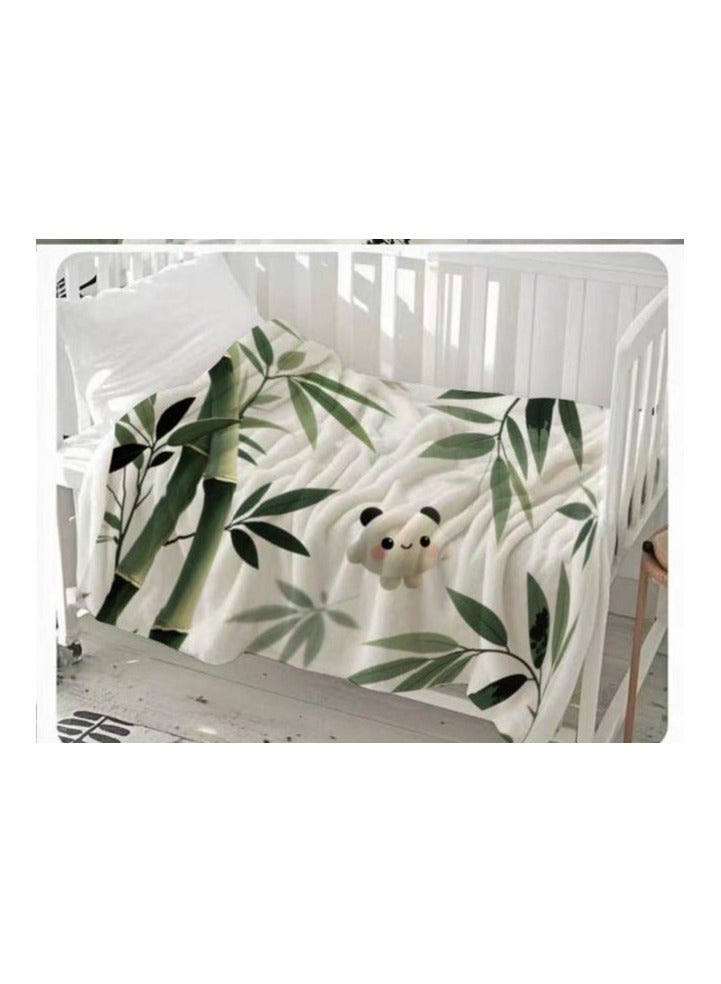 عام بطانية رقيقة من الفانيلا (دافئة ومريحة، ومناسبة للنوم واستخدام الألعاب وإزالة الغبار ومقاومة للرمل) 150 سم * 200 سم - 161 - Image 3