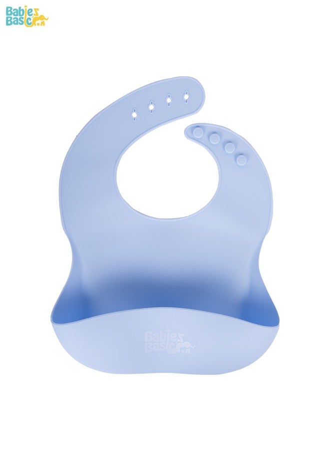 بابيز_بيسك مجموعة تغذية من السيليكون بـ 6 قطع، تحتوي على طبق شفط ووعاء شفط وأدوات قطع الطعام بطرف سيليكون وملابس واقية وكوب للشرب متعدد الاستخدامات مع حقيبة سفر. - Image 5