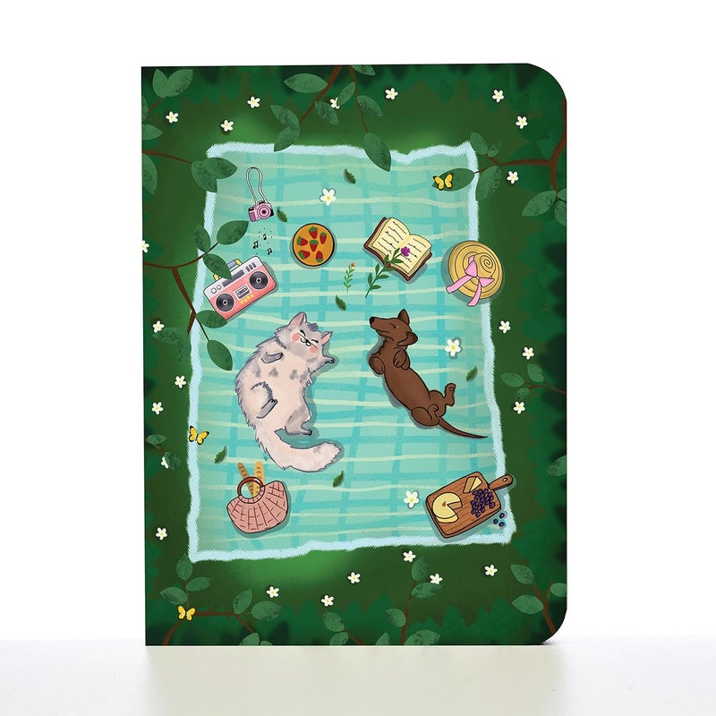 FACTOR NOTES دفتر A6: مخطط | 90 جرام لكل متر مربع | 160 صفحة (أرواح مجنونة) - Image 1