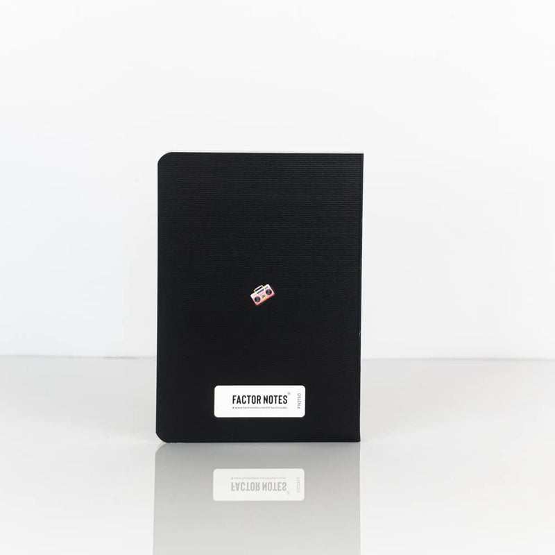 FACTOR NOTES دفتر A6: مخطط | 90 جرام لكل متر مربع | 160 صفحة (أرواح مجنونة) - Image 4