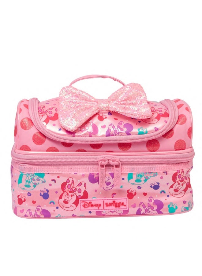 Smiggle x Pink Minnie Large Capacity Children's Insulated Lunch Bag - Image 1