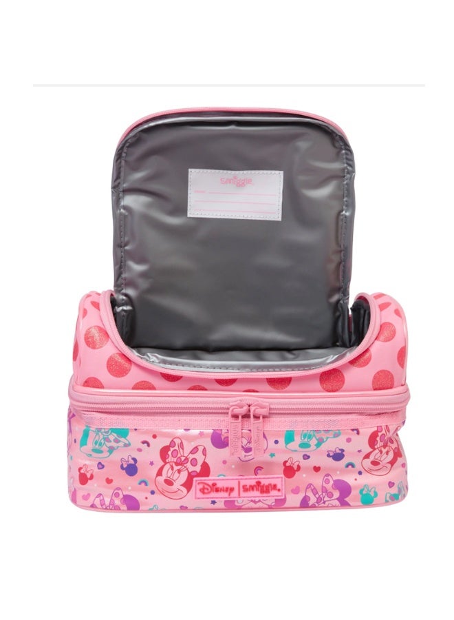Smiggle x Pink Minnie Large Capacity Children's Insulated Lunch Bag - Image 3