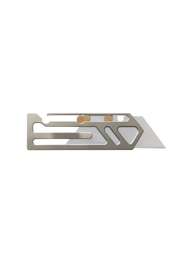 Aerocrafted Sideslip Utility Knife - Everyday Carry, Heavy Duty Retractable, Sharp Razor Blade Made in the USA (Titanium/Bronze, Right-handed) - Image 3