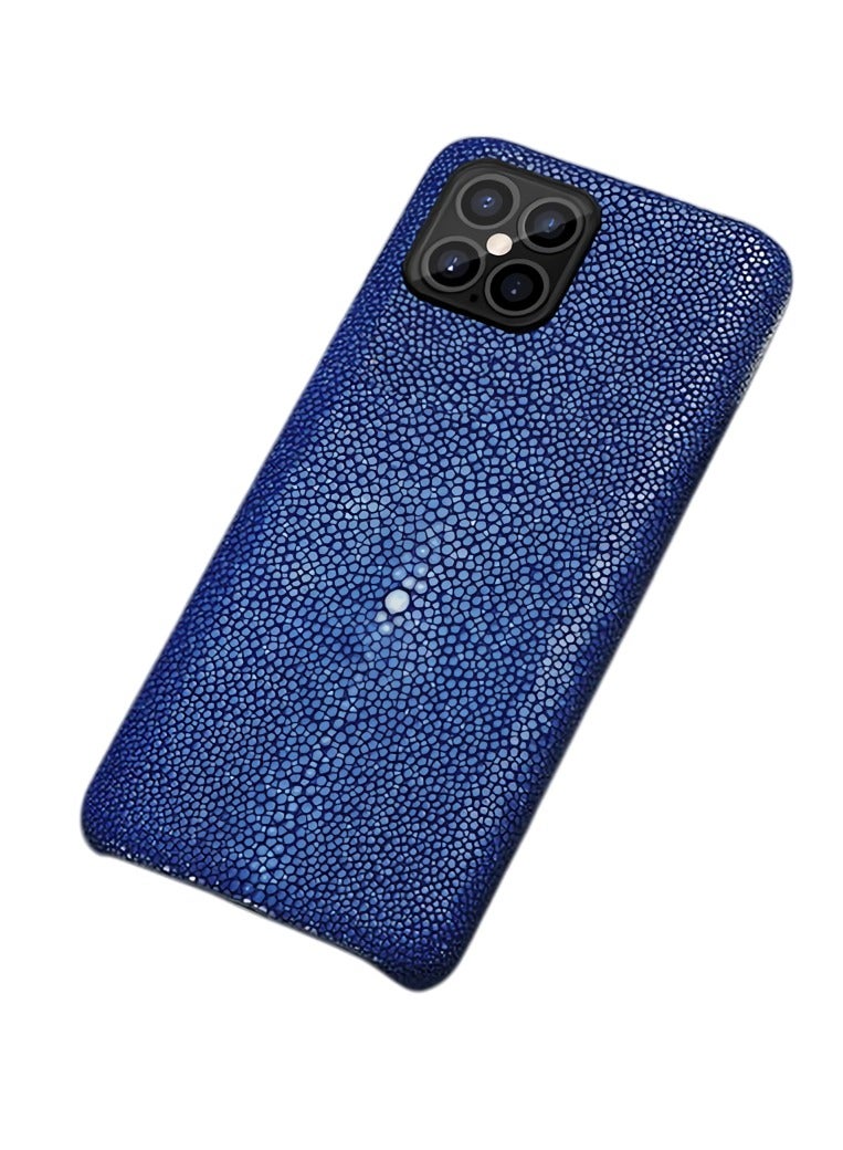 Leather Case, Genuine Leather Anti Slip Shockproof Back Phone Cover, Lightweight And Durable Business Men Protective Case For Iphone 11 Pro Max, (1pc, Blue) 