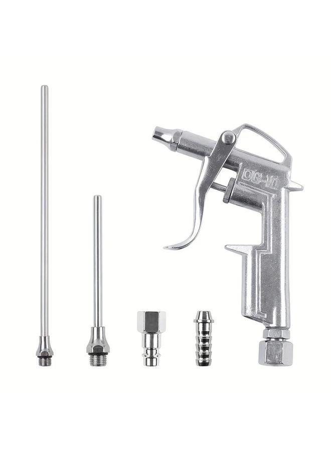 Aluminum Alloy Dust Blow Gun With European Interfaces High Flow Air Blower Tool - Image 1